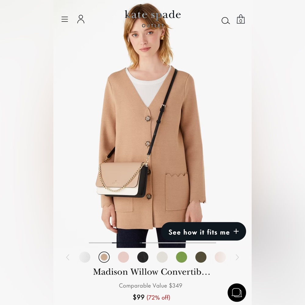 Kate Spade Madison Willow Convertible Crossbody